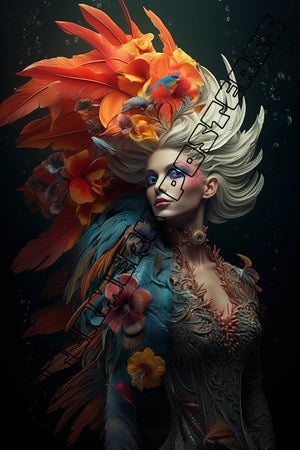 Bloemen en veren