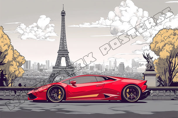 lamborghini in Parijs