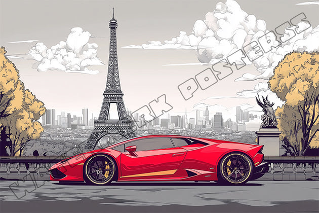 lamborghini in Parijs